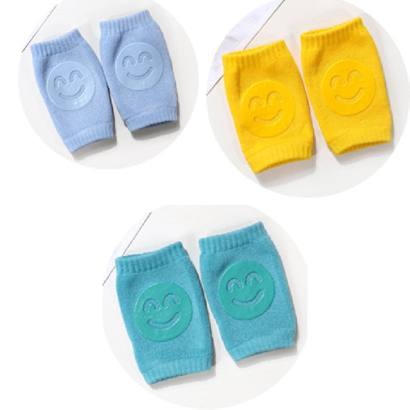 Baby Knä- & Armbågsskydd 0-12M – Mjuka Bomullspads - 3 par!